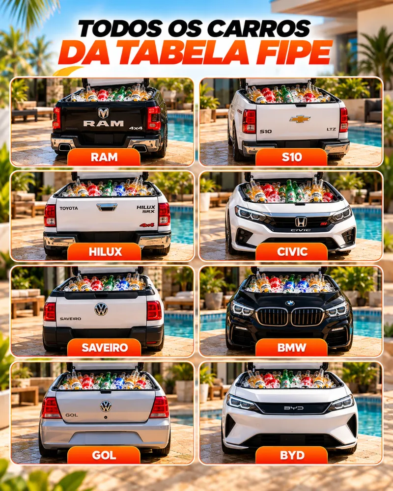 GelaCar – Cooler dos Apaixonados por Carros & Churrasco