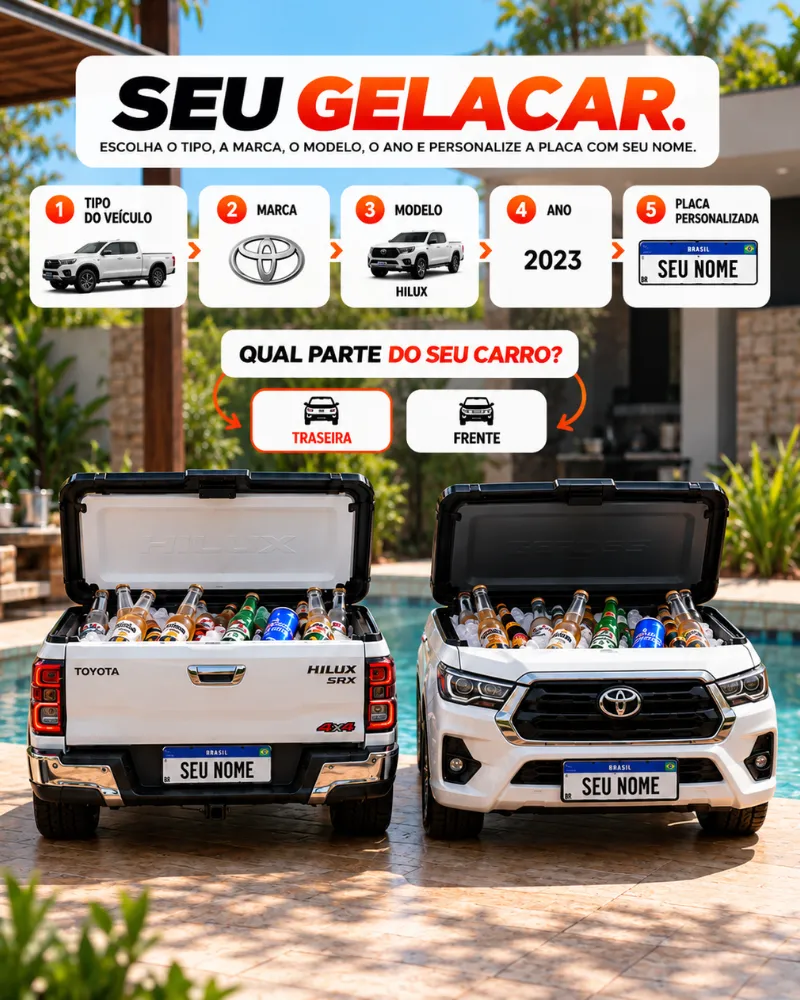 GelaCar, cooler personalizado inspirado no seu carro — foto 2