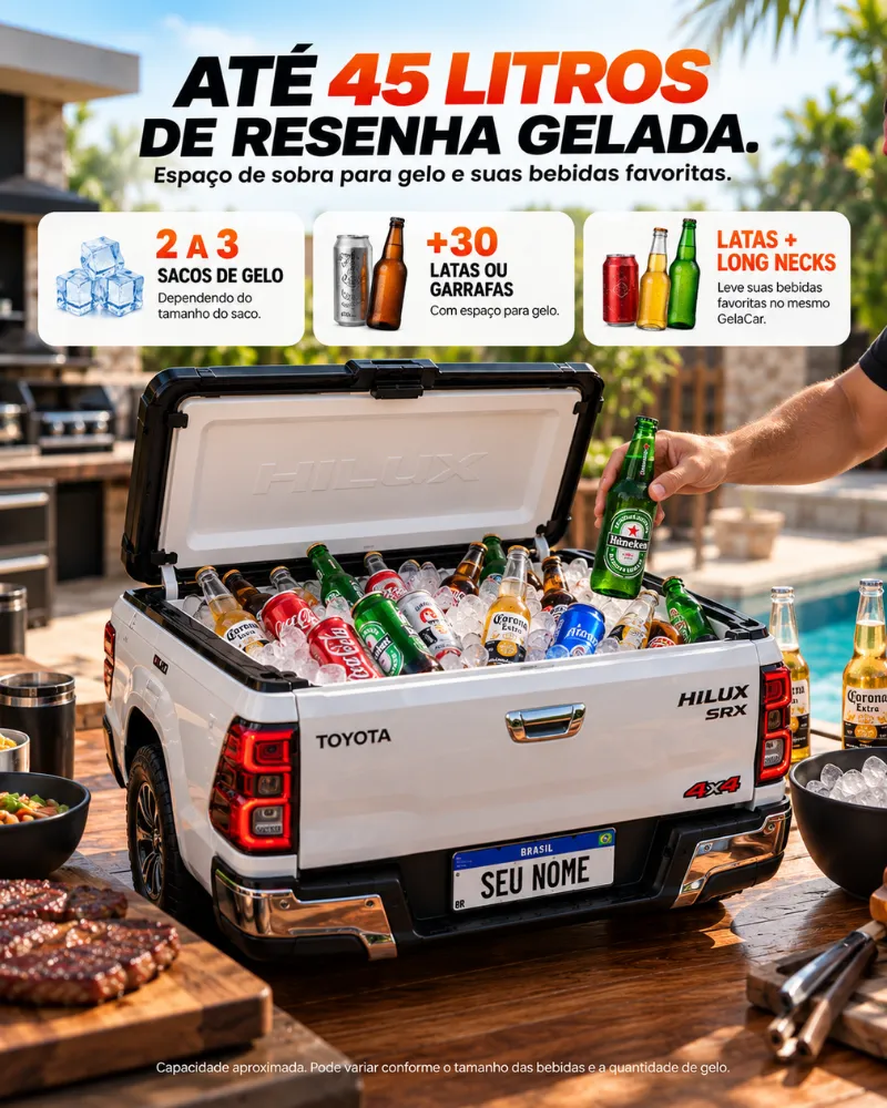 GelaCar – Cooler dos Apaixonados por Carros & Churrasco